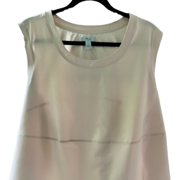 FLX Women's Sleeveless Athletic Light Pink Top Bottom Drawstring Size Plus 3X - Picture 1 of 10